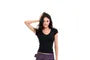 Low Waist Plain Mini Pencil Skirt