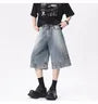 Mid Rise Washed Panel Jorts