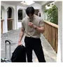 Short-Sleeve Plain Polo Shirt