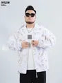 Tie Dye Hooded Zip-Up Jacket