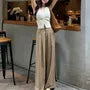 V-Neck Plain Ribbed Knit Tank Top