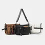 Buckled Flap Messenger Bag