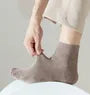 Set Of 2 Pairs: Plain Ankle Socks