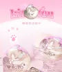 Sleepy Kitten Powder Puff with Case