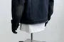 Collared Washed Zip-Up Denim Jacket
