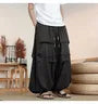 Drawstring Waist Plain Baggy Pants