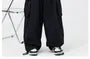 Mid Rise Plain Wide Leg Cargo Pants