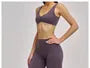 Set: Plain Sport Bra + Yoga Pants