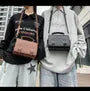 Plain Faux Leather Satchel Bag