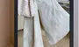 Maternity Elastic Waist Tie-Dye Crop Wide Leg Pants