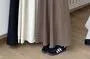High Waist Plain Maxi A-Line Skirt
