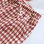 Couple Matching Drawstring Waist Plaid Lounge Shorts (Various Designs)