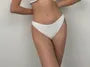 Strapless Plain Textured Bikini Suit