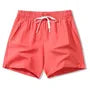 Drawstring Waist Plain Shorts