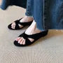 Wedge Heel Twisted Sandals
