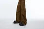 Hooded Zip Vest / High Waist Wide Leg Pants