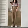 High-Waist Wide-Leg Dress Pants