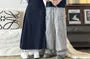 Couple Matching Short-Sleeve Maxi A-Line Polo Dress / Polo Shirt