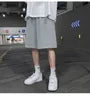 Mid Rise Plain Sweat Shorts