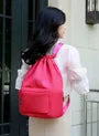 Plain Drawstring Lightweight Backpack