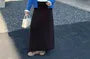 Plus Size Long-Sleeve Mock Neck Plain Knit Top