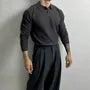 Plain Polo Sweater