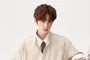 Mock Two-Piece Elbow-Sleeve Tie Dye Button-Up Shirt