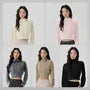 Stand Collar Plain Hood Zip Yoga Jacket
