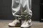 Drawstring Waist Plain Harem Sweatpants