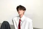 Long-Sleeve Collared Neck Tie Shirt