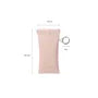 Plain Faux Leather Clipframe Eyeglasses Case