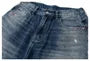 Washed Distressed Denim Shorts