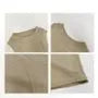 Paneled Mock-Neck Crop Tank Top