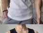 Round Neck Plain Ribbed Tank Top