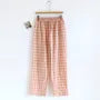 Drawstring Waist Plaid Lounge Pants