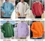 Couple-Matching Plain Sweatshirt