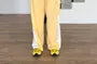 Drawstring Color Block Pocket Straight Cut Pants