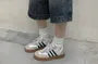 High Rise Washed Loose Fit Wide Leg Denim Jorts
