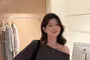 Off Shoulder Plain Sweater