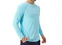 Long-Sleeve Round Neck Plain Sport T-Shirt