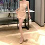 Spaghetti Strap Lace Mini Bodycon Dress