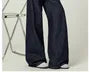 High Rise Unwashed Wide Leg Jeans