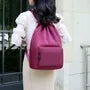 Plain Drawstring Lightweight Backpack