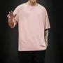 Short-Sleeve Crew Neck Plain T-Shirt