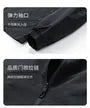 Stand Collar Plain Hooded Zip-Up Windbreaker