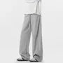 Drawstring Waist Plain Sweatpants