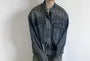 Washed Zip Denim Jacket