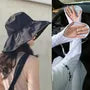 Plain Sun Hat / Sun Protection Arm Sleeves / Set