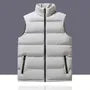 Plain Zip Puffer Vest
