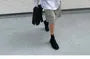Unisex Plain Loose-Fit Cargo Shorts